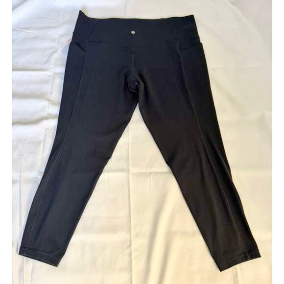 Athleta Salutation Stash High Rise 7/8 Legging w/Pockets in Navy sz. 2X - Picture 5 of 9